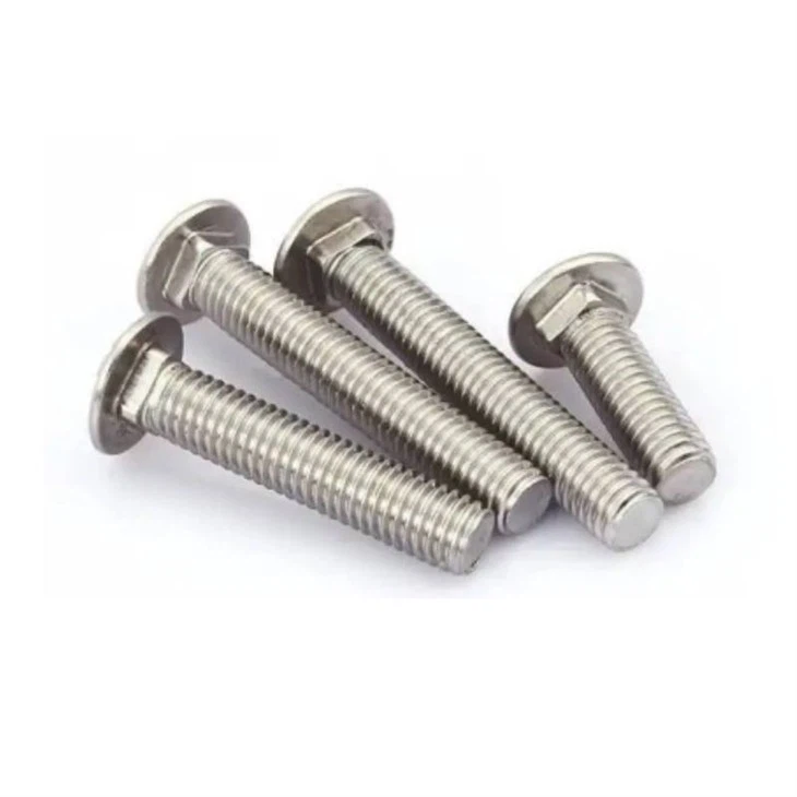 316 Din603 Mushroom Head Square Neck Bolt Full Thread
