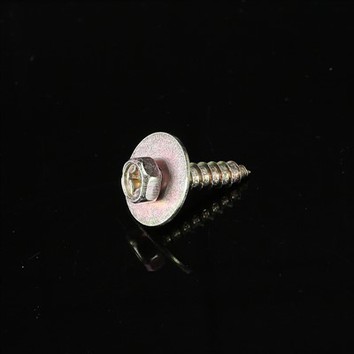 Vis autotaraudeuse à tête hexagonale dentée avec rondelle plate